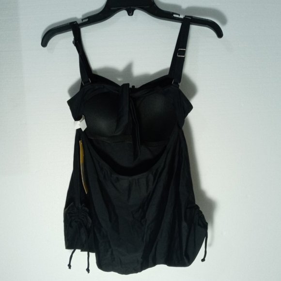 SAEJOUS 2 PCS SWIMSUIT NEW SZ 8 BLK - Picture 5 of 5